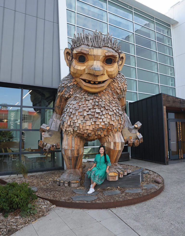 Thomas Dambo’s Frankie Feetsplitter Troll