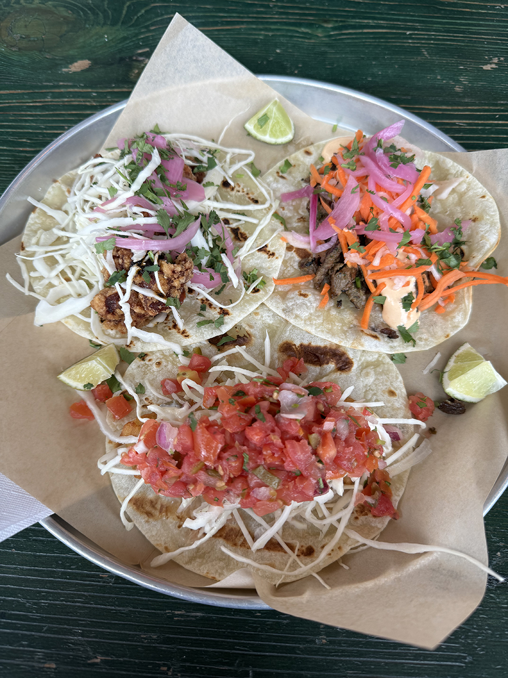 Tacos at Tacofino, Victoria, British Columbia BC
